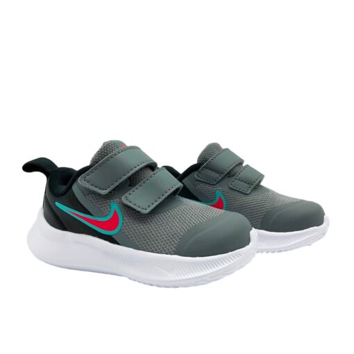 Nike Deportivo Velcro Gris - Imagen 2