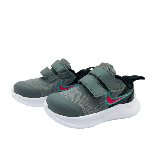 Nike Deportivo Velcro Gris - Imagen 3