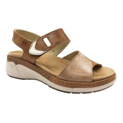 Suave Sandalia Combinada Beige