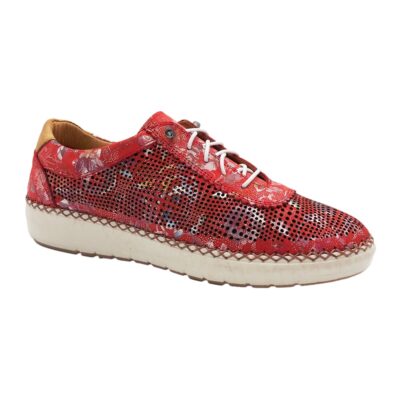 Humes Blucher Picado Rojo