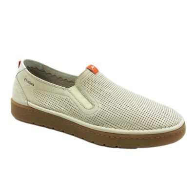 Fluchos Mocasin Picado Beige