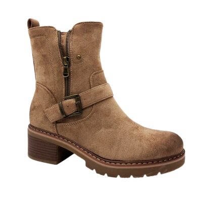Juma Botin Hebilla Beige