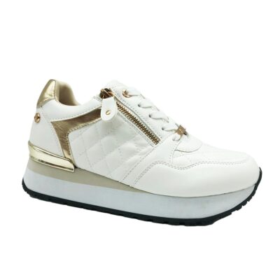 Xti Sneaker Acolchado Blanco