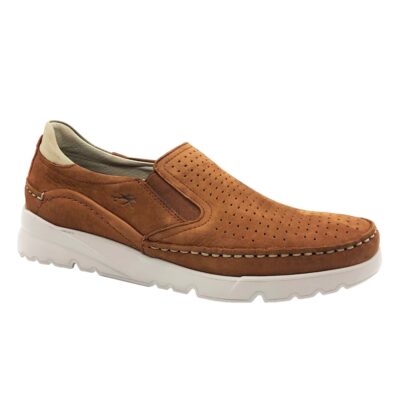 Fluchos Mocasin Picado Marrón