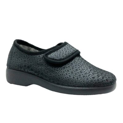Garzon Zapatilla Velcro Negro
