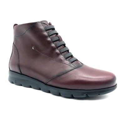 Fluchos Botin Plano Burdeos