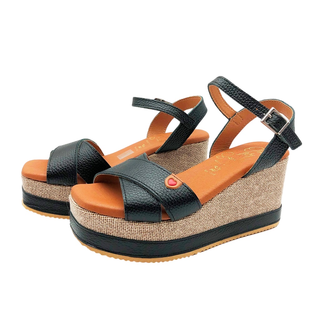 Sandals Plataforma Negro - Imagen 3