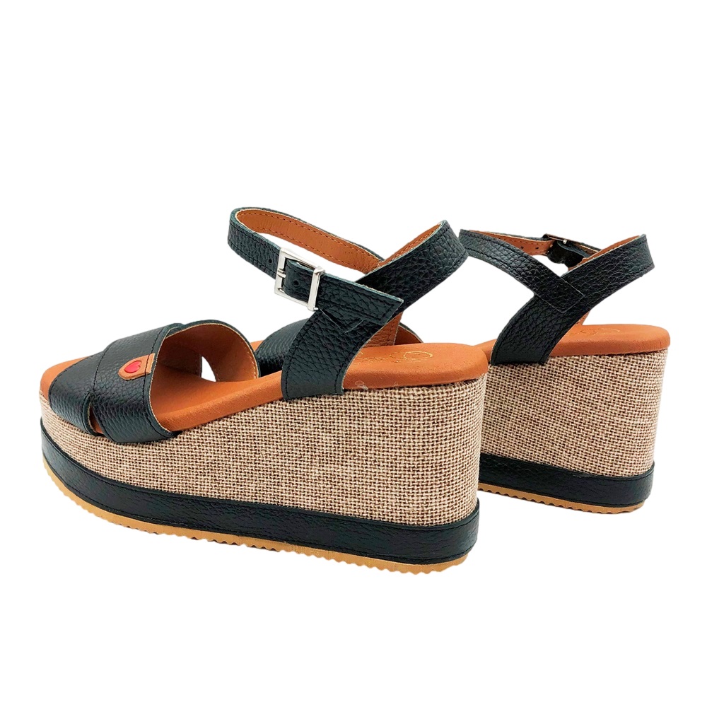 Sandals Plataforma Negro - Imagen 4