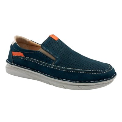 Senaslan Mocasin Picado Marino