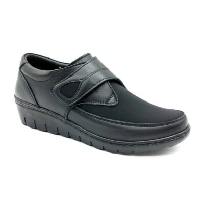 Dr.mery Zapato Velcro Negro
