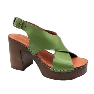 Rizzoli Sandalia Cruzada Verde
