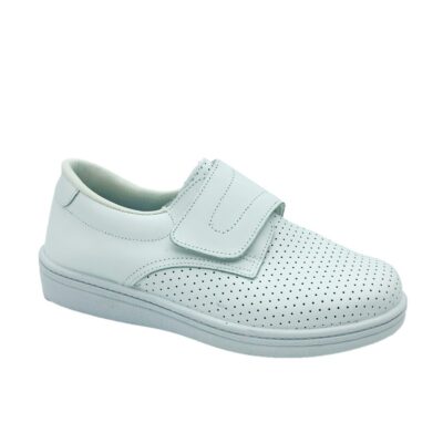 Percla Velcro Picado Blanco