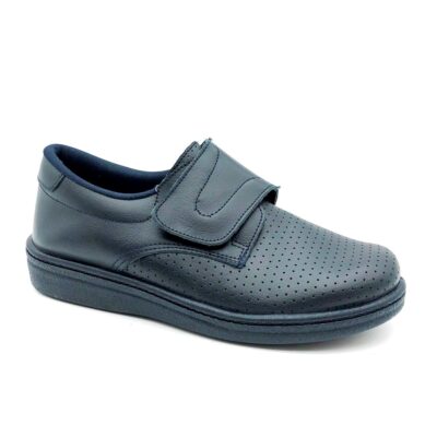Percla Velcro Picado Azul