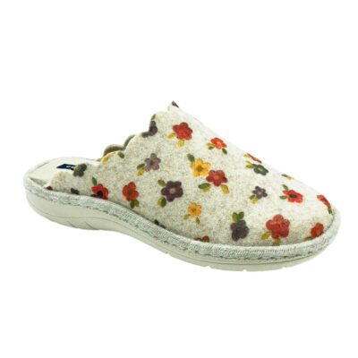 Ortega Chinela Flores Beige