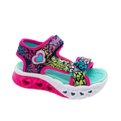 Skechers Sandalia Luces Marino