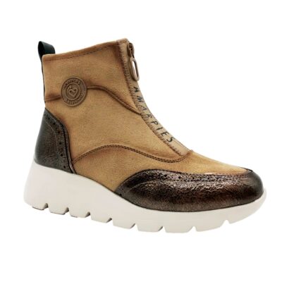 Amarpies Botin Deportivo Taupe