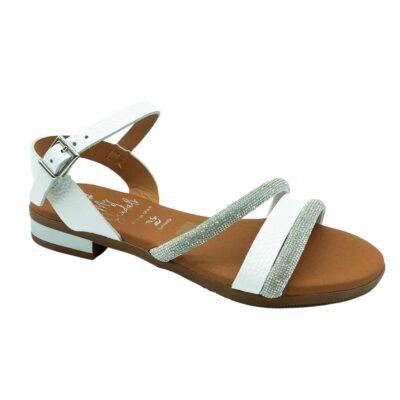 Sandals Sandalia Piedras Blanco