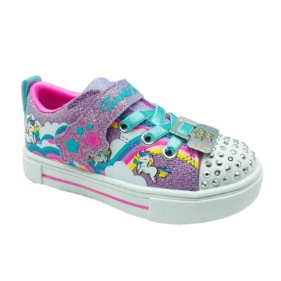 Skechers Lona Luces Marino