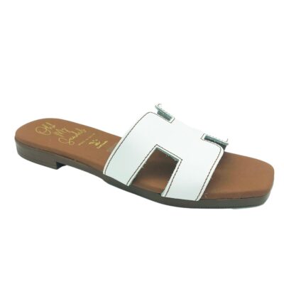 Sandals Pala Plana Blanco