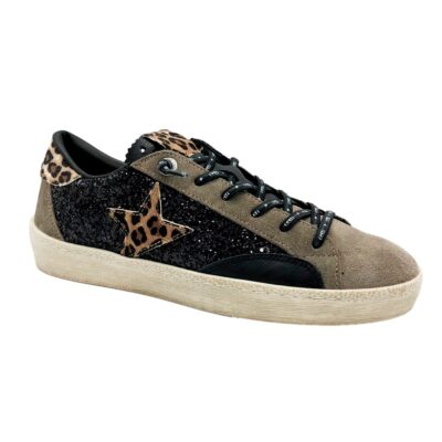 Cetti Sneaker Glitter Negro
