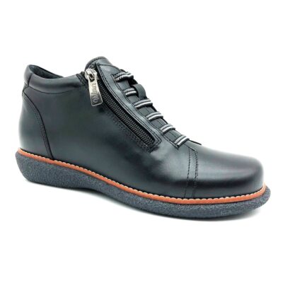 Valeria´s Botin Plano Negro