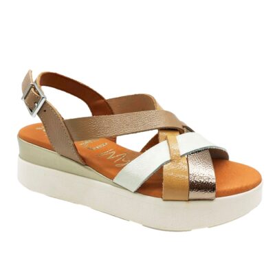 Sandals Sandalia Charol Taupe