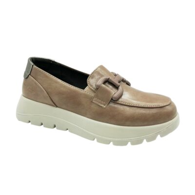 Mysoft Mocasin Cadena Taupe