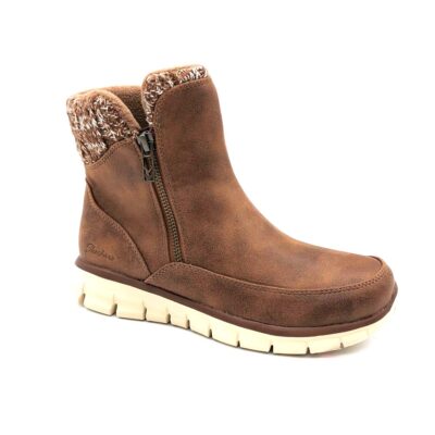 Skechers Botin Cremallera Marrón