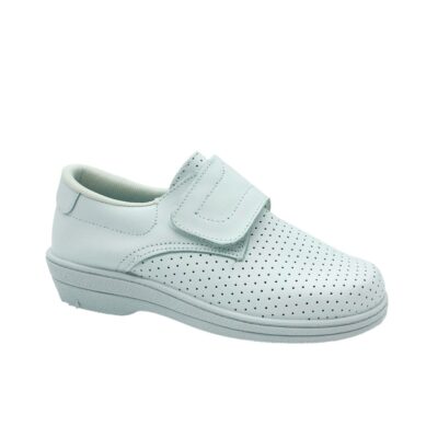 Percla Trabajo Velcro Blanco