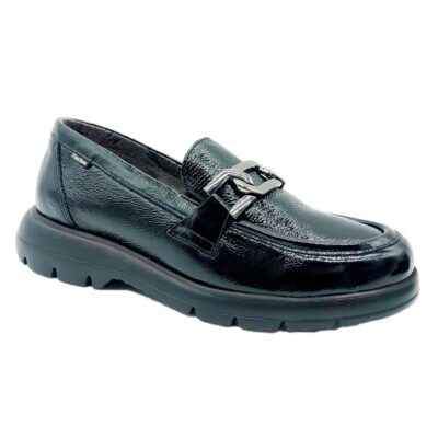 Fluchos Mocasin Charol Negro