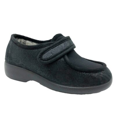 Garzón Velcro Aloe Vera Negro