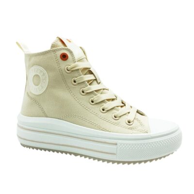 Refresh Bota Lona Beige