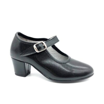 Carleti Zapato Flamenca Negro