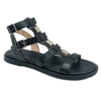 Wonders Sandalia Romana Negro