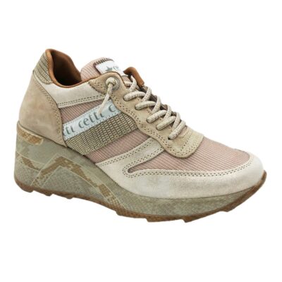 Cetti Sneaker Cuña Beige