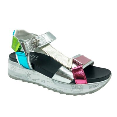Cetti Sandalia Metalizada Multicolor