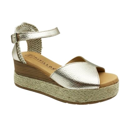 Pitillos Sandalia Metal Dorado