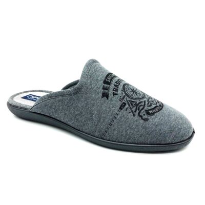 Neles Chinela Tejido Gris