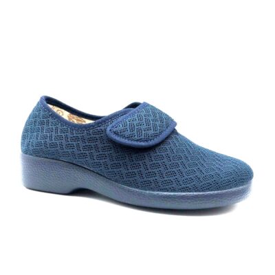 Garzon Velcro Rejilla Azul