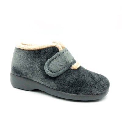 Garzon Bota Velcro Gris