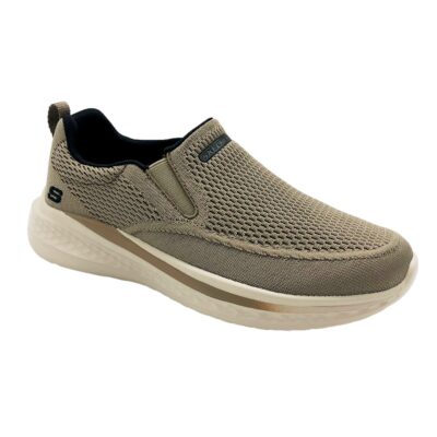 Skechers Mocasin Rejilla Taupe