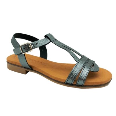 Eva Frutos Sandalia Plateado