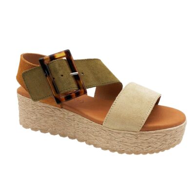 Eva Frutos Sandalia Carey Beige