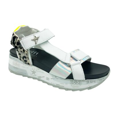 Cetti Sandalia Metalizada Blanco