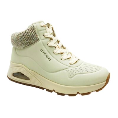 Skechers Botin Cordones Beige