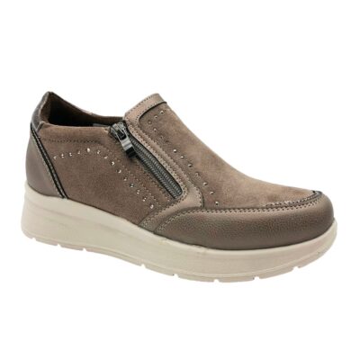Amarpies Cremallera Taupe