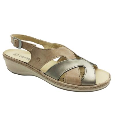 Suave Sandalia Plantilla Beige