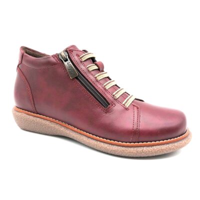 Valeria´s Botin Plano Burdeos