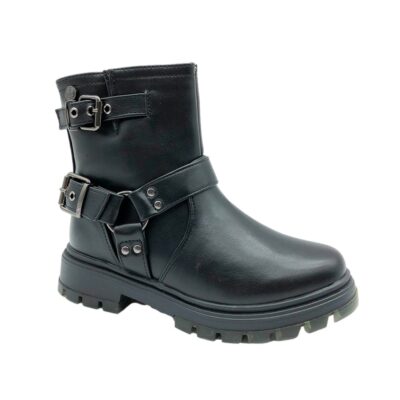Xti Botin Motorista Negro