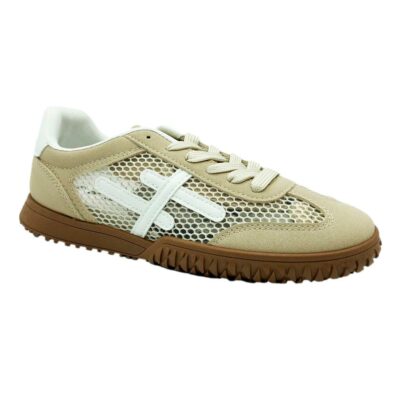 Be Casual Sneaker Rejilla Beige